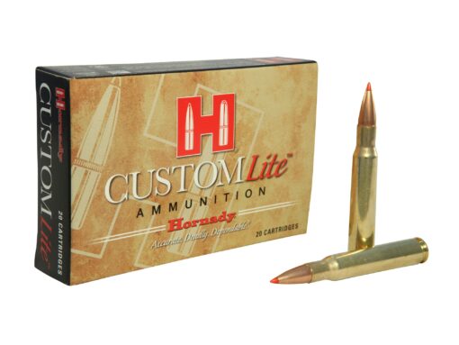Hornady Custom Lite Ammunition 30-06 Springfield 125 Grain SST 500 rounds