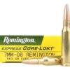 Remington Core-Lokt Ammunition 7mm-08 Remington 140 Grain Core-Lokt Pointed Soft Point