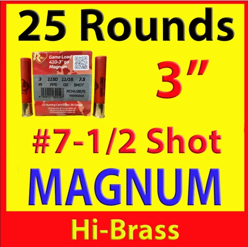 410 RIO 3 In. 7.5 Shot MAGNUM