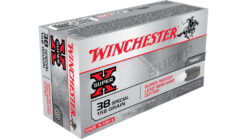 WINCHESTER SUPER-X HANDGUN .38 SPECIAL 158 GRAIN LEAD SEMI-WADCUTTER 500 ROUNDS